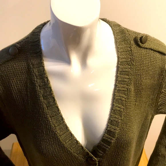 Cardigan khaki - Picture 2 of 4